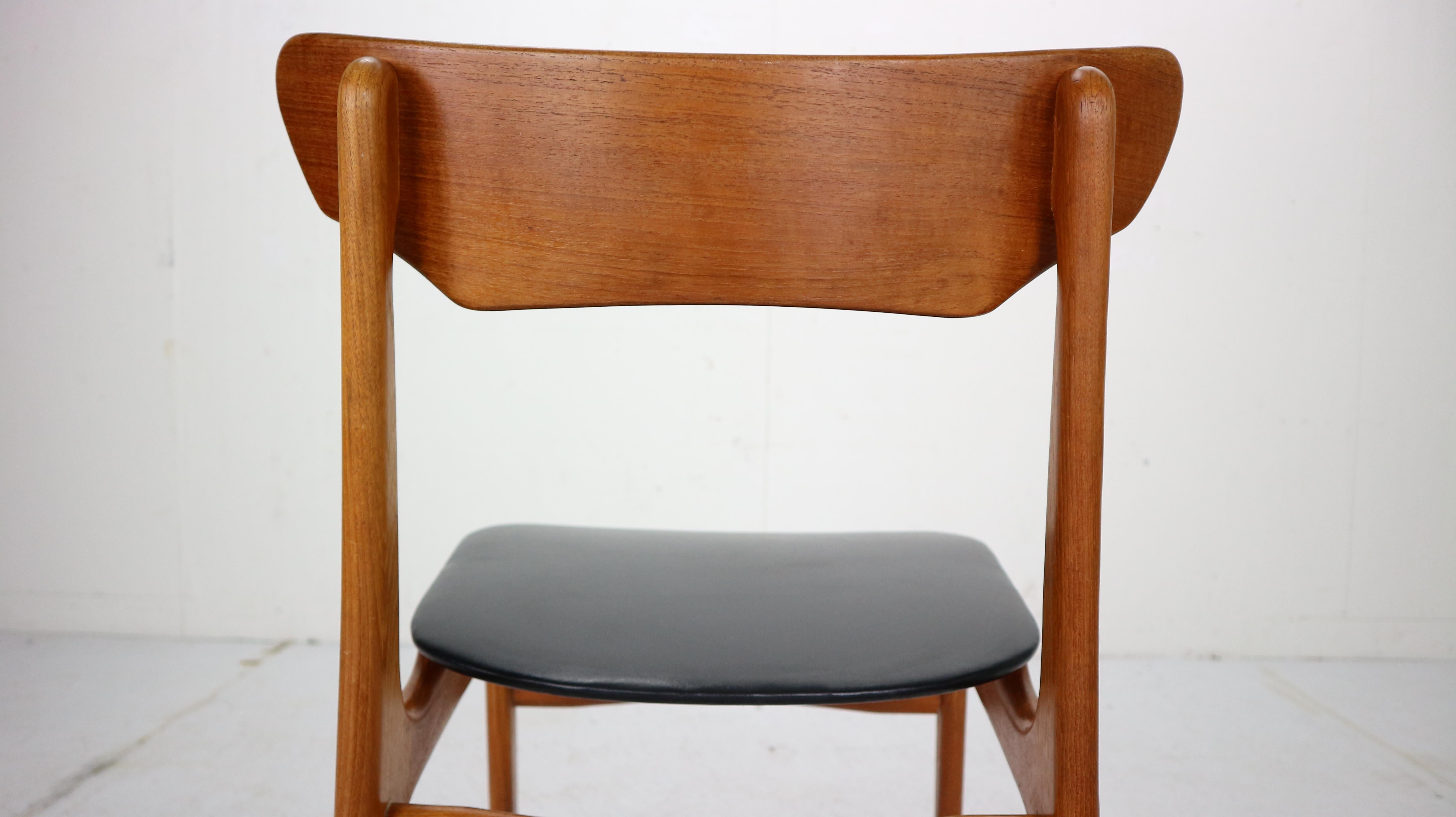 Schiønning & Elgaard for Randers Møbelfabrik Set of 4 Teak Dining Room Chairs 3