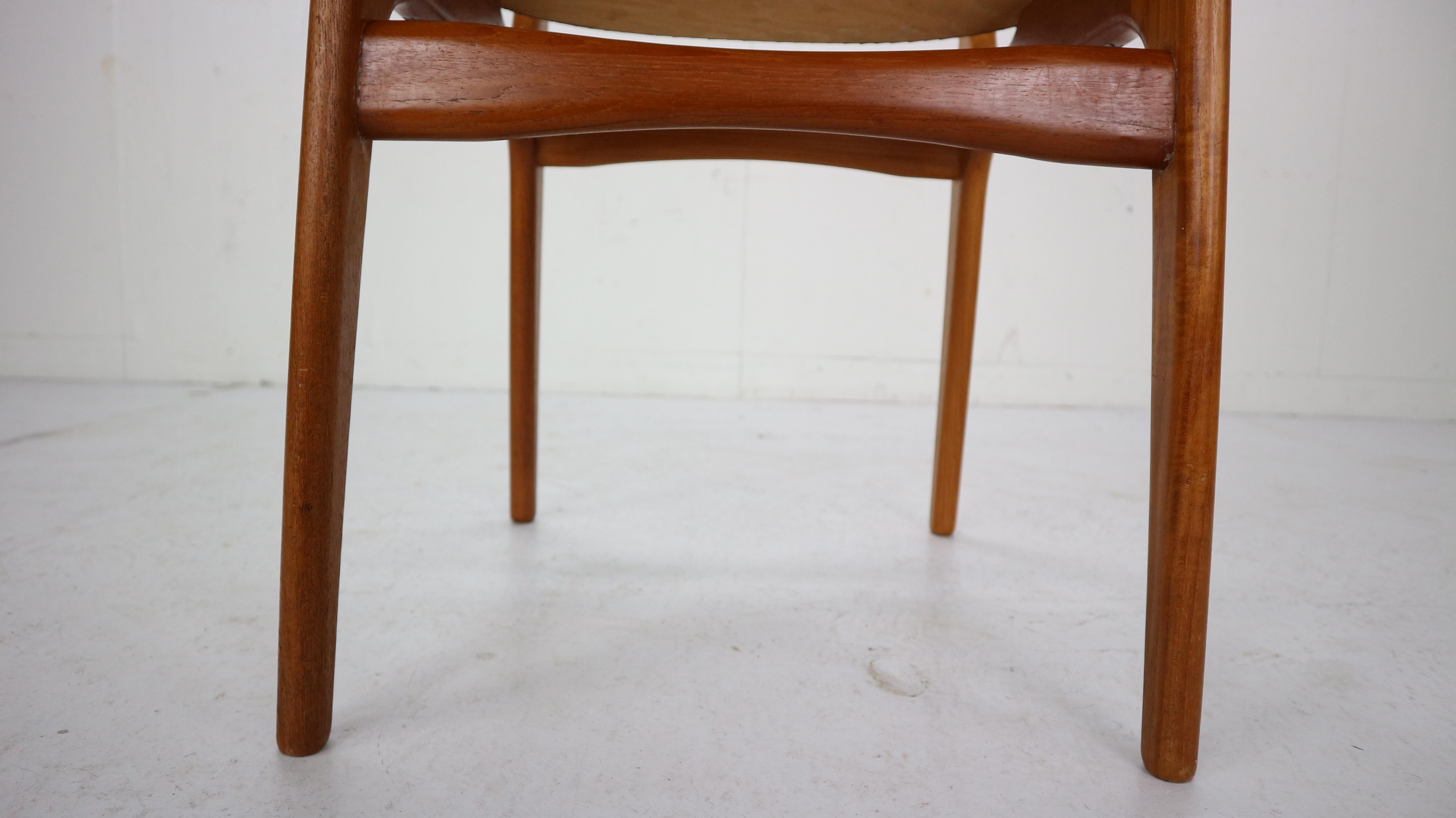 Schiønning & Elgaard for Randers Møbelfabrik Set of 4 Teak Dining Room Chairs 6