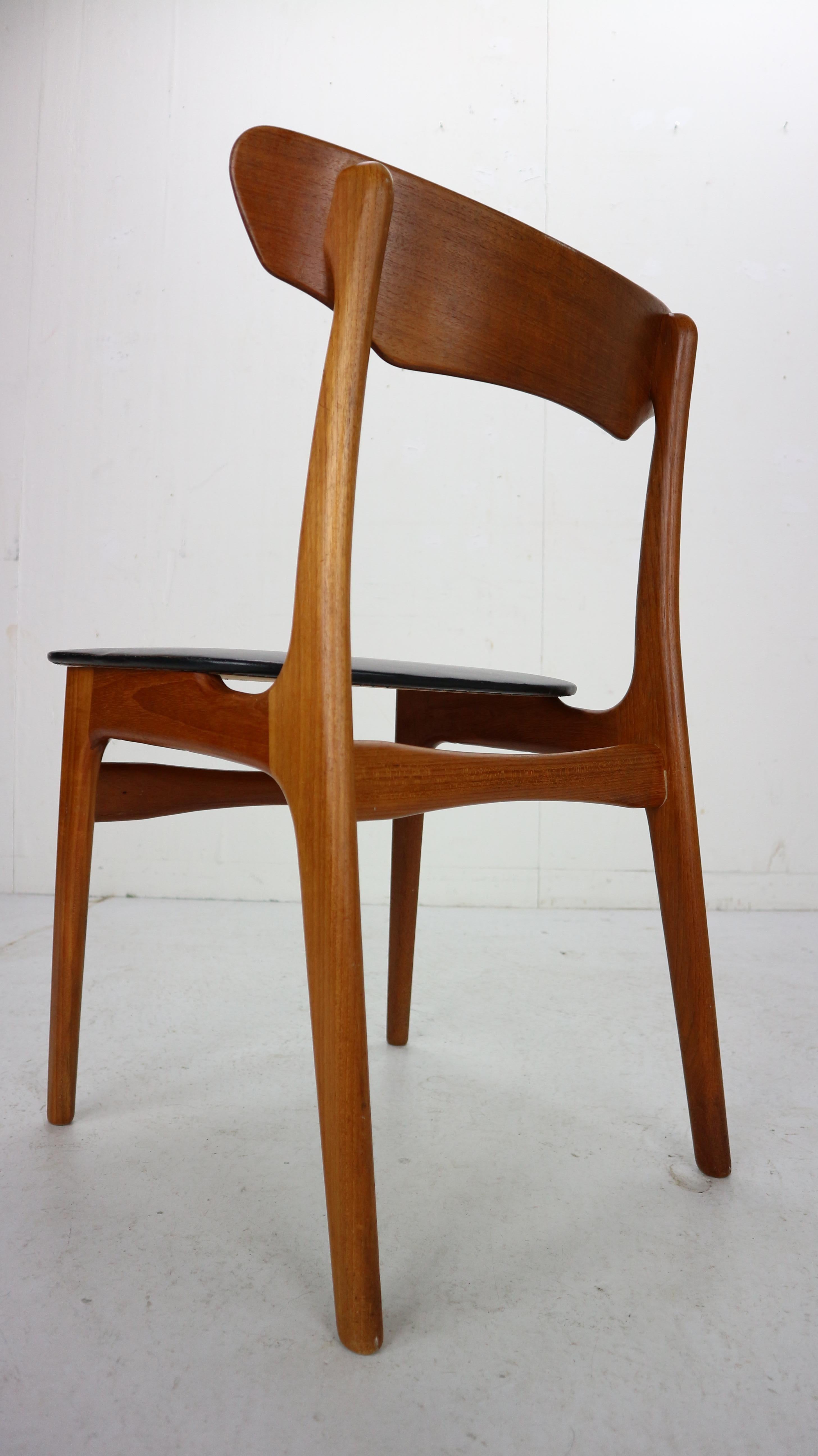 Schiønning & Elgaard for Randers Møbelfabrik Set of 4 Teak Dining Room Chairs 2