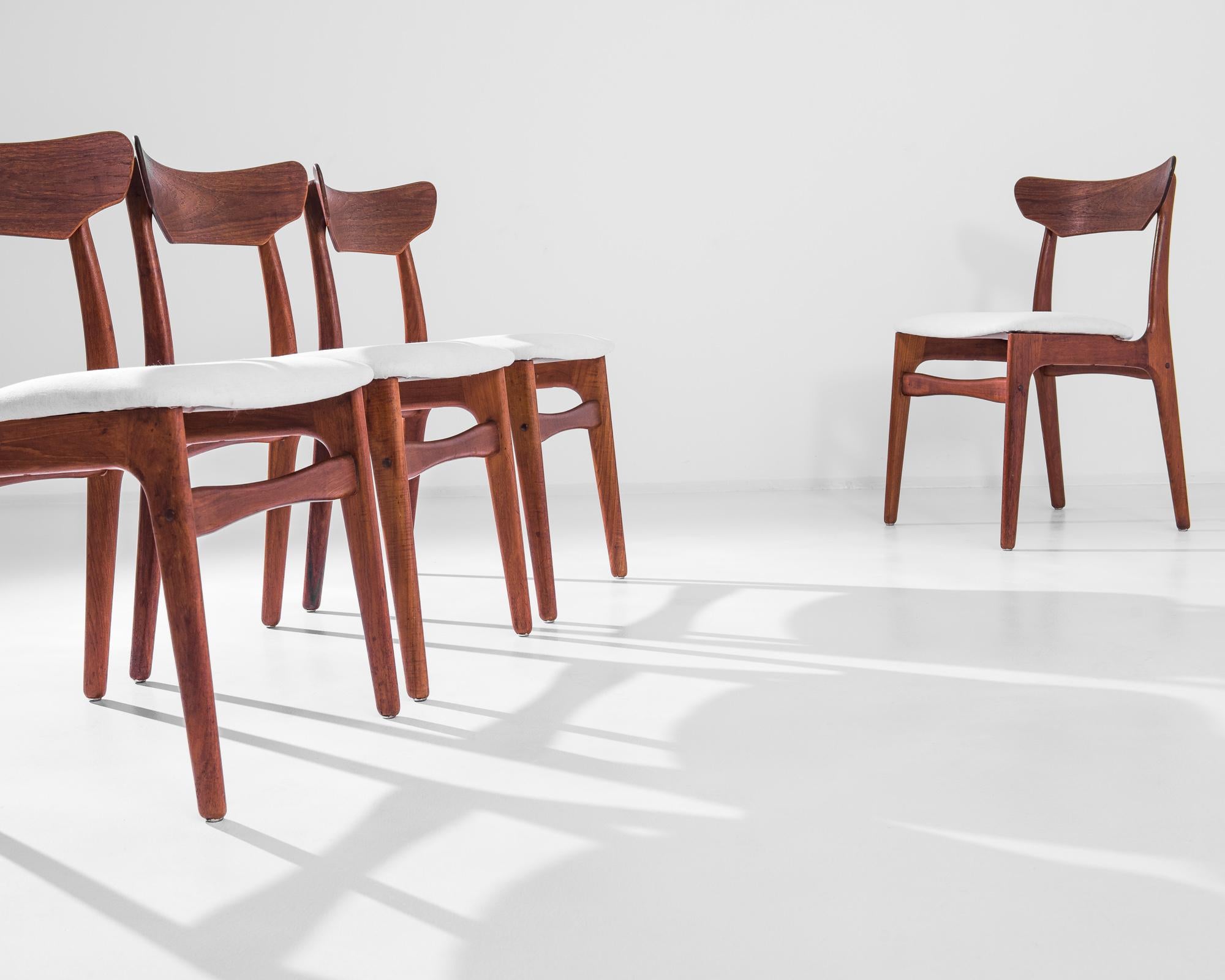 Scandinavian Modern Schionning & Elgaard Dining Chairs, Set of Four For Sale