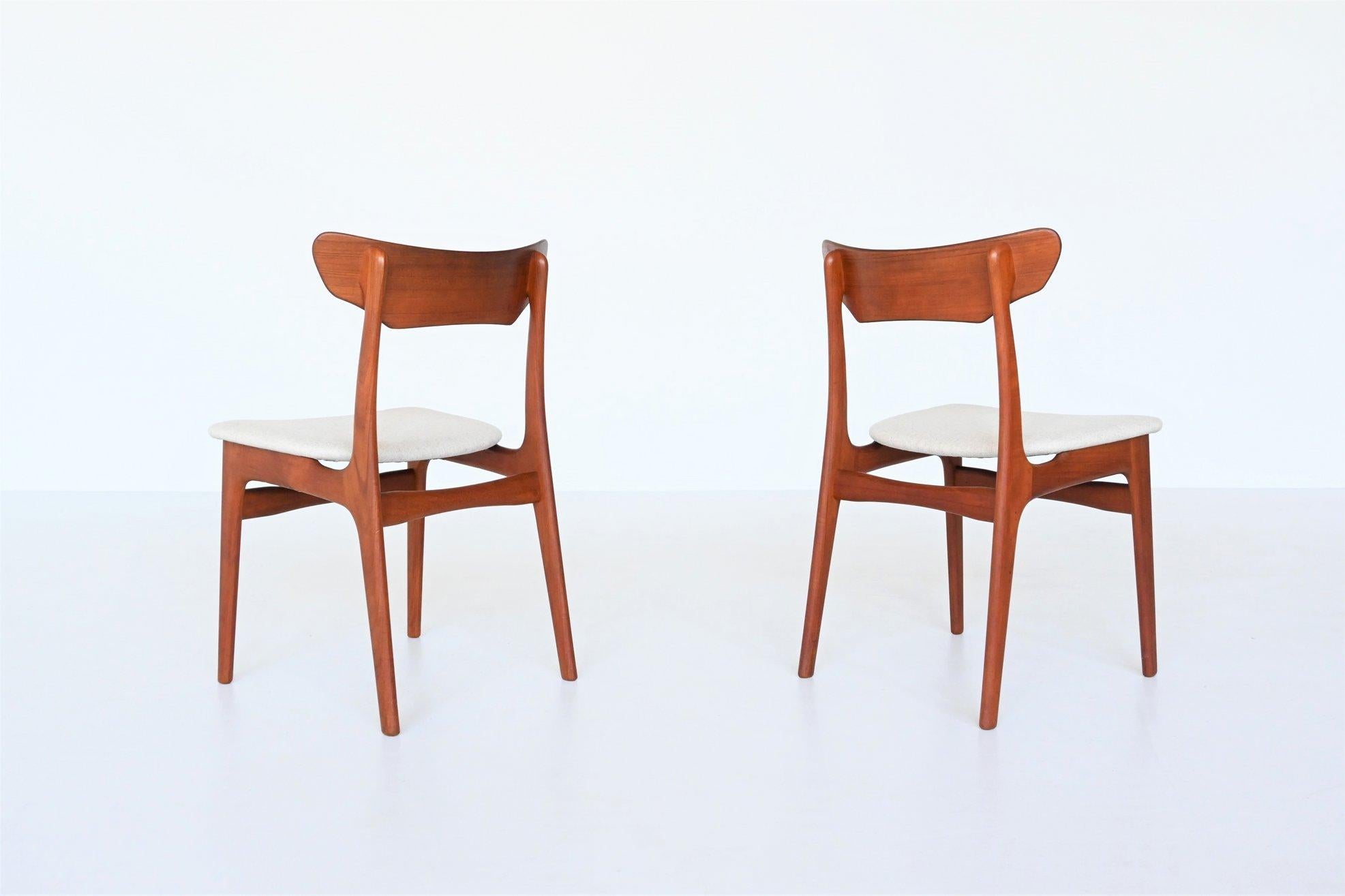 Schionning & Elgaard Teak Dining Chairs Randers, Denmark, 1960 2