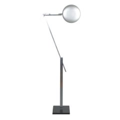 Lampadaire Schliephacke en aluminium pour Mewa, datant d'environ 1955