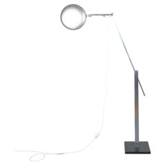 Lampadaire Schliephacke en aluminium pour Mewa, datant d'environ 1955