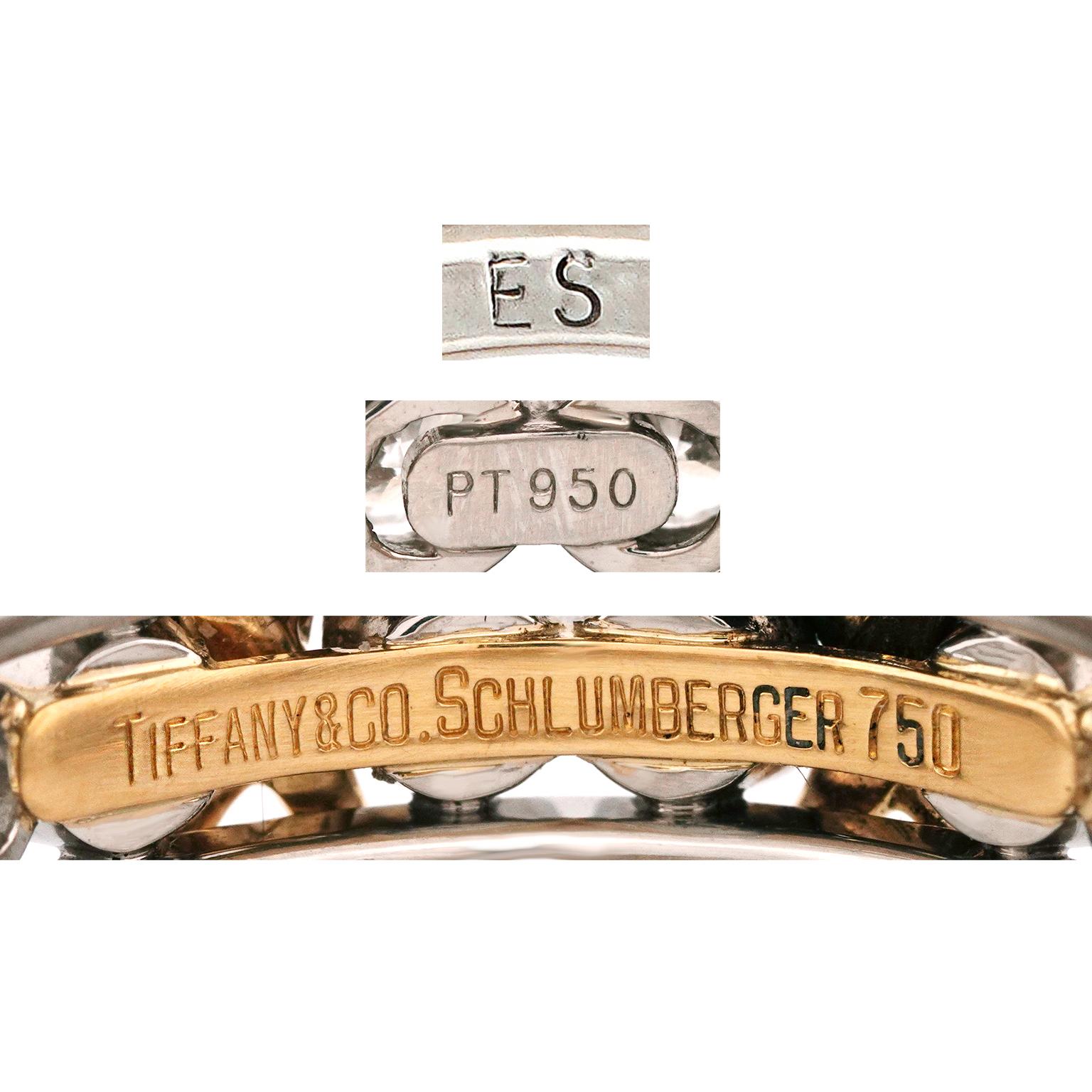 Women's or Men's Schlumberger 16 Stone Diamond Ring