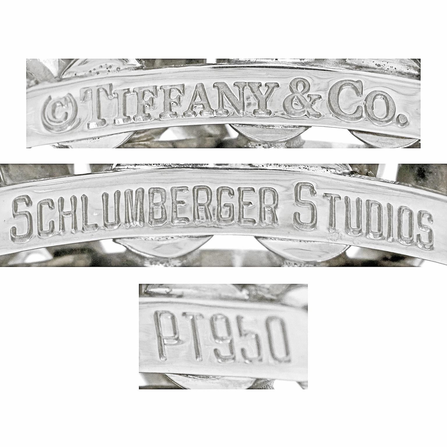 Women's or Men's Schlumberger 16 Stone Diamond Ring