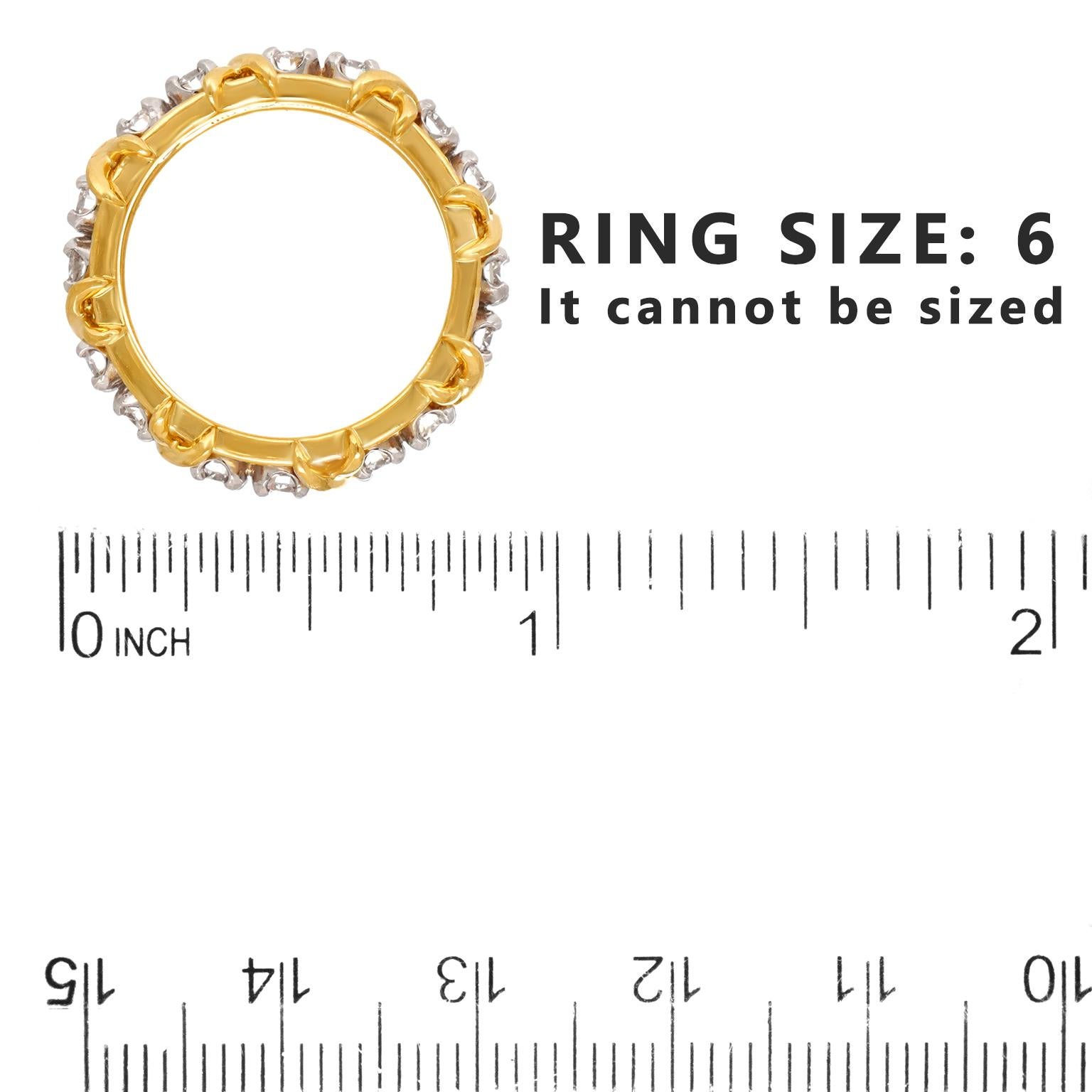 Schlumberger Diamantring mit 16 Steinen im Angebot 1