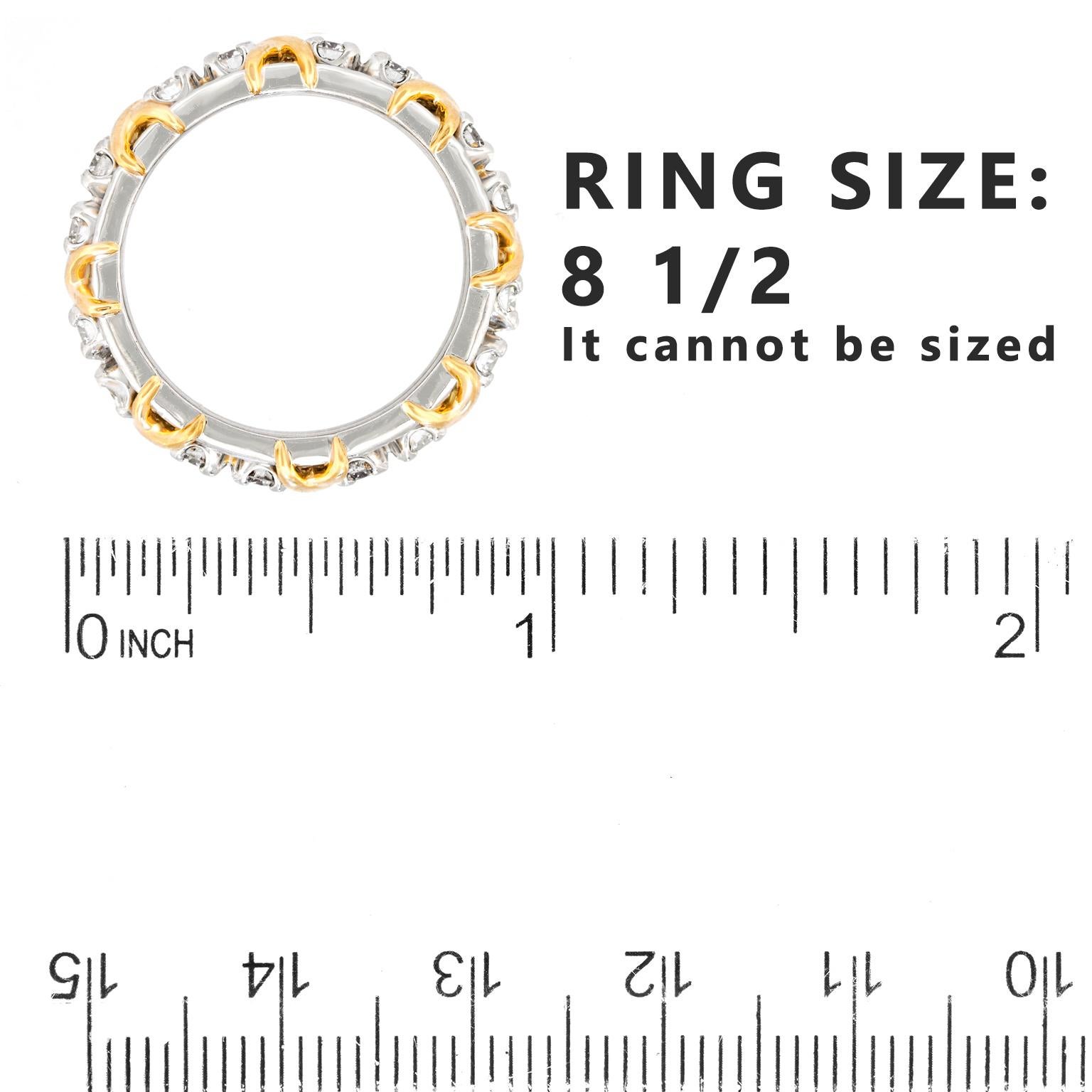 Schlumberger Diamantring mit 16 Steinen 1