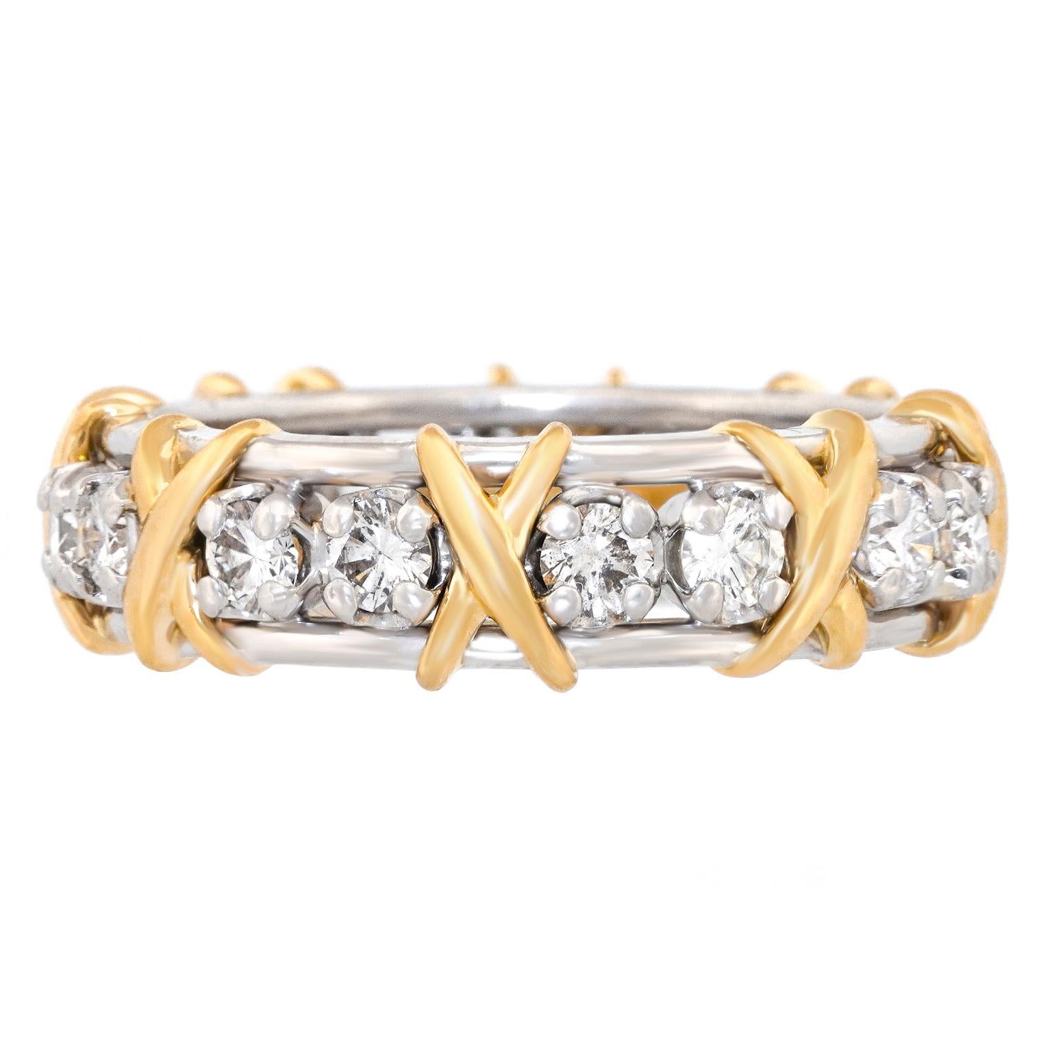 Schlumberger Diamantring mit 16 Steinen 2