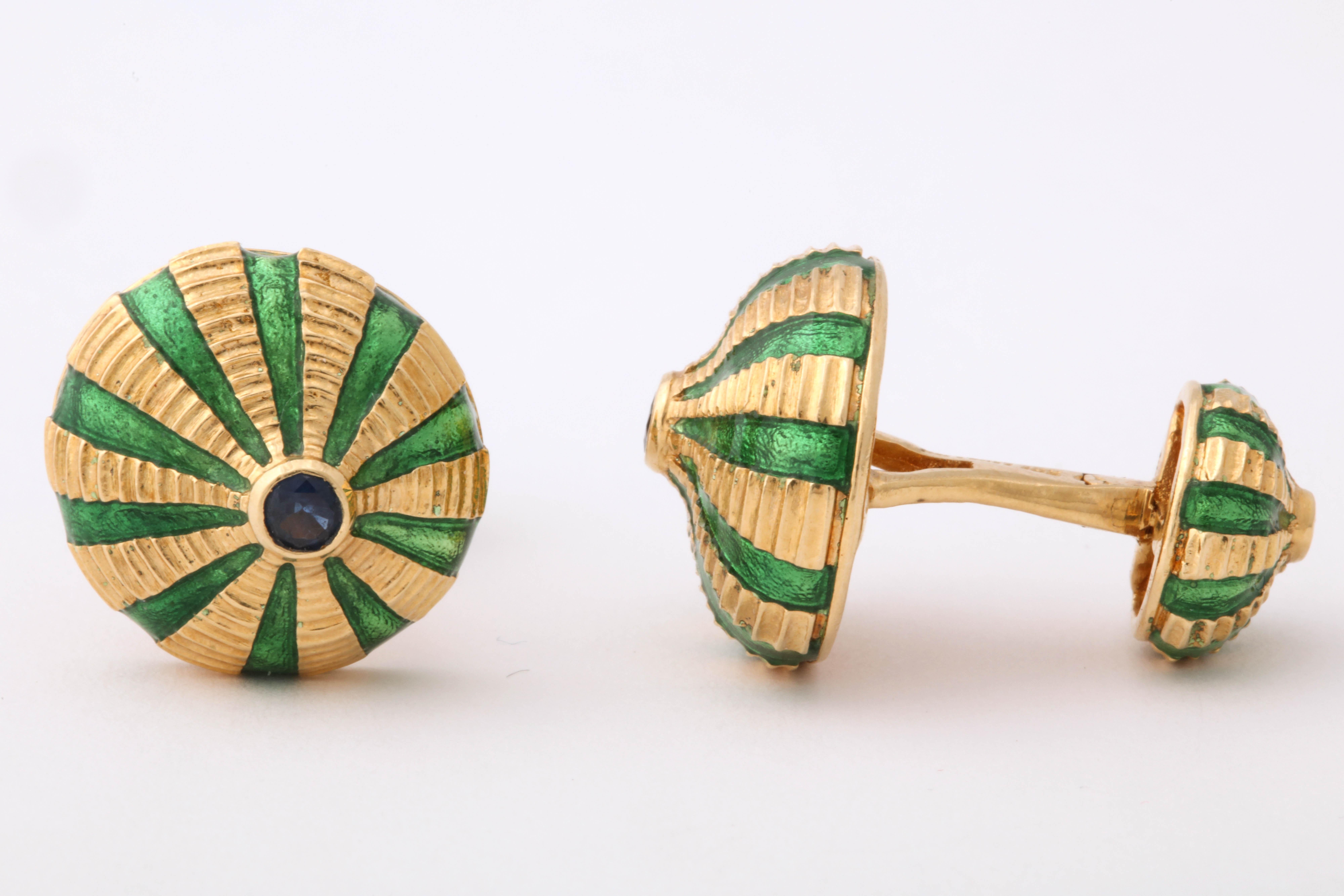 Schlumberger Cufflinks In Excellent Condition In New York, NY