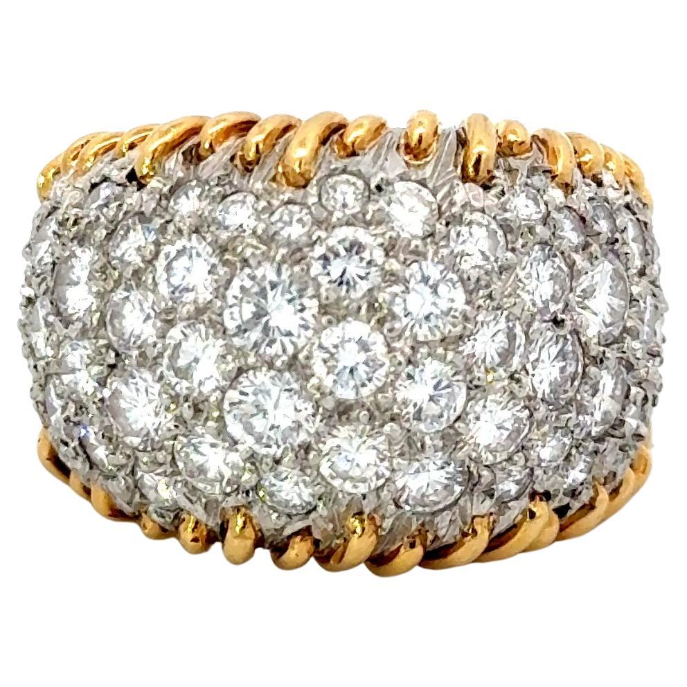 Schlumberger für Tiffany & Co. Diamantstiche Ring 18K Gold
