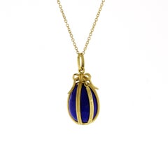 Schlumberger for Tiffany & Co. Lapis Lazuli Egg Charm Pendant