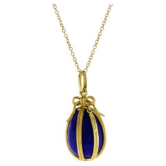 Schlumberger for Tiffany & Co. Lapis Lazuli Egg Charm Pendant