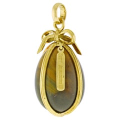 Schlumberger for Tiffany & Co.  Large Tiger's Eye Egg Charm