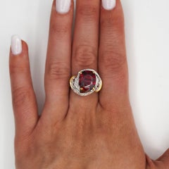 Schlumberger For Tiffany & Co. No Heat 6 Carat Ruby and Diamond Ring