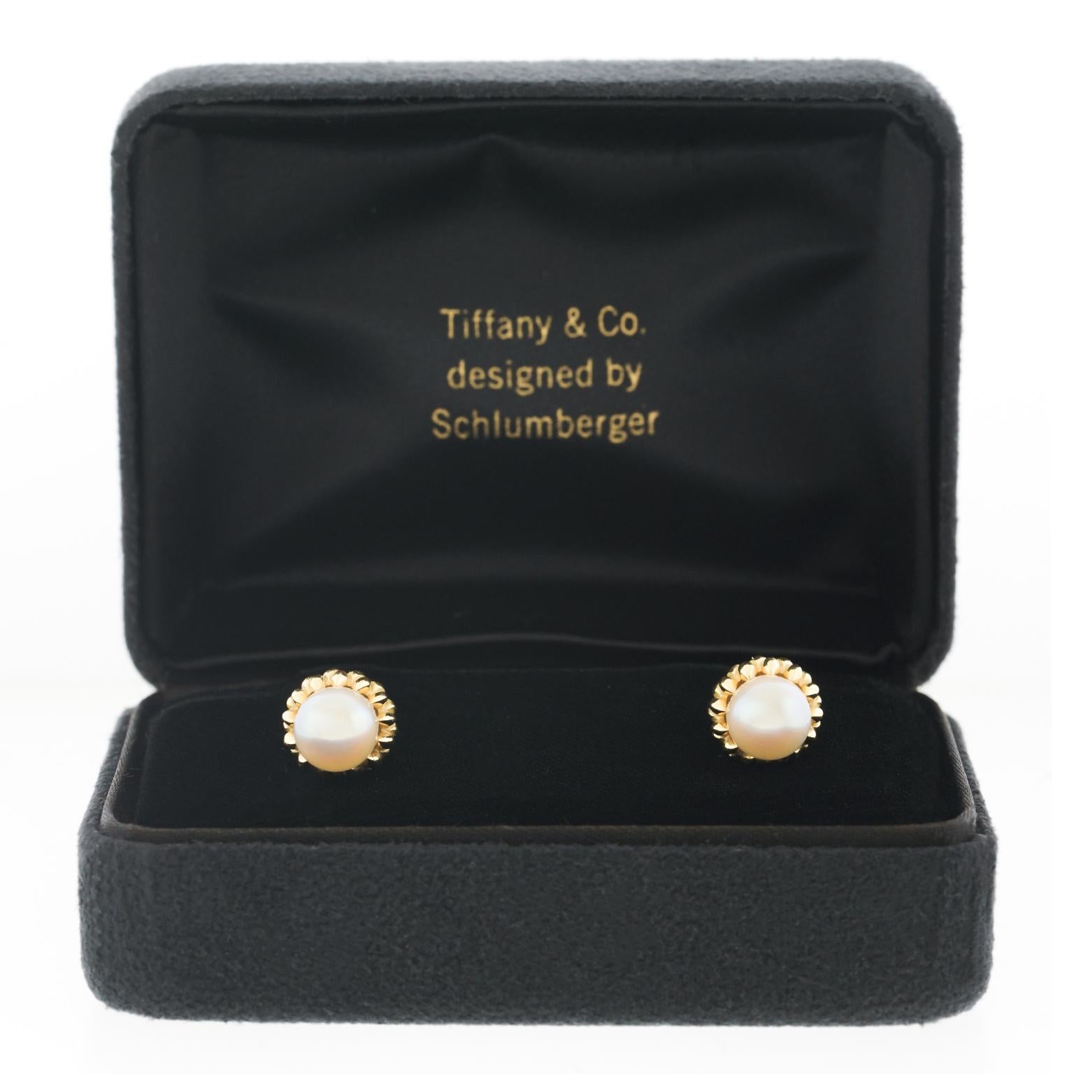 Schlumberger for Tiffany & Co. Gold Acorn Earrings 1