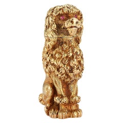 Schlumberger Gold Poodle Lighter