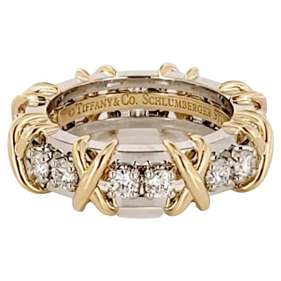 Schlumberger Sixteen stone Ring by Tiffany & Co. For Sale