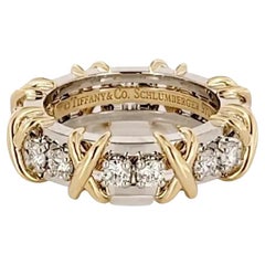 Schlumberger Sixteen Stone Ring by Tiffany & Co. Size 7