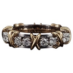 Schlumberger Sixteen Stone Ring by Tiffany & Co. Size 7