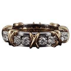 Schlumberger Sixteen Stone Ring by Tiffany & Co. Size 8