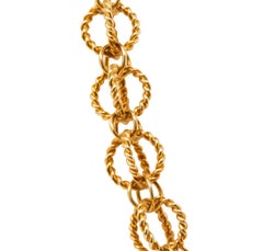 Schlumberger Tiffany & Co. Collier à cordon circulaire en or 18 carats