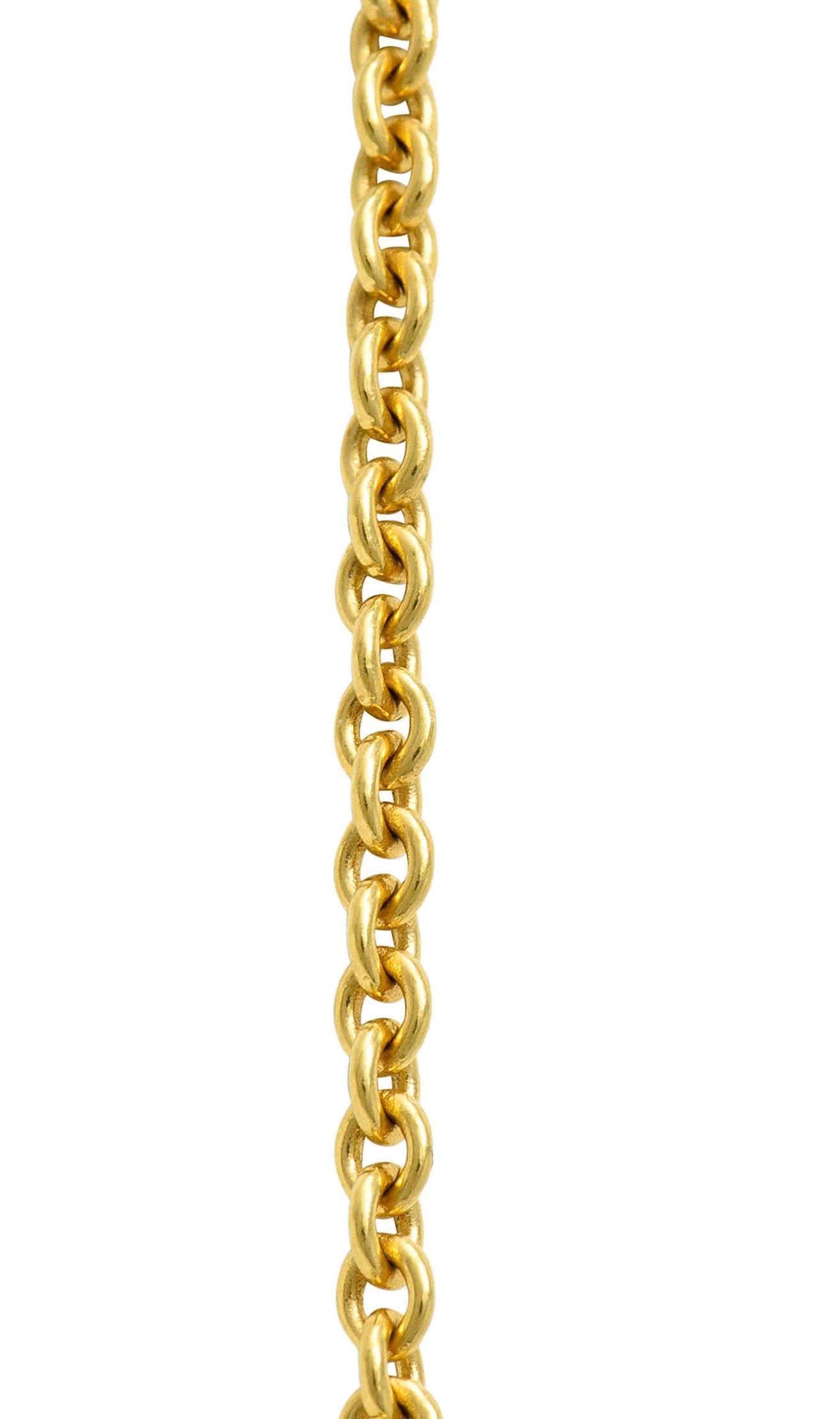 Schlumberger Tiffany & Co. 2.75 CTW Pave Diamond 18 Karat Gold Platinum Large Eg 7