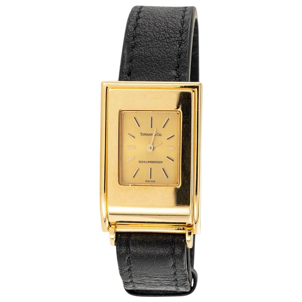 Schlumberger Tiffany & Co. Yellow Gold Wristwatch