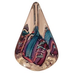 Schmidt Rhea Abstract Art Glass Sculpture