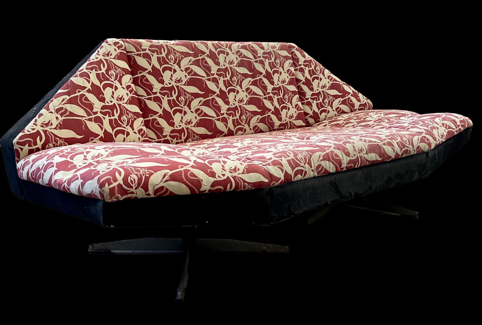 Scandinavian Modern SCHMIEDER – “Brasilia” Seating Set: Sofa and Pair of Armchairs, Sweden, 1960