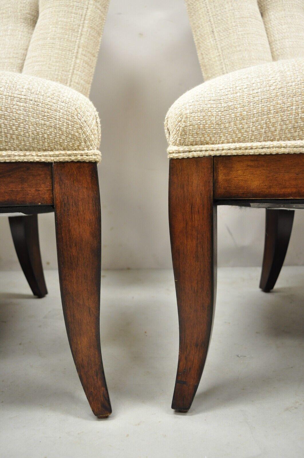 Modern Schnadig Heritage Portfolio Ava Slipper Lounge Chair, a Pair