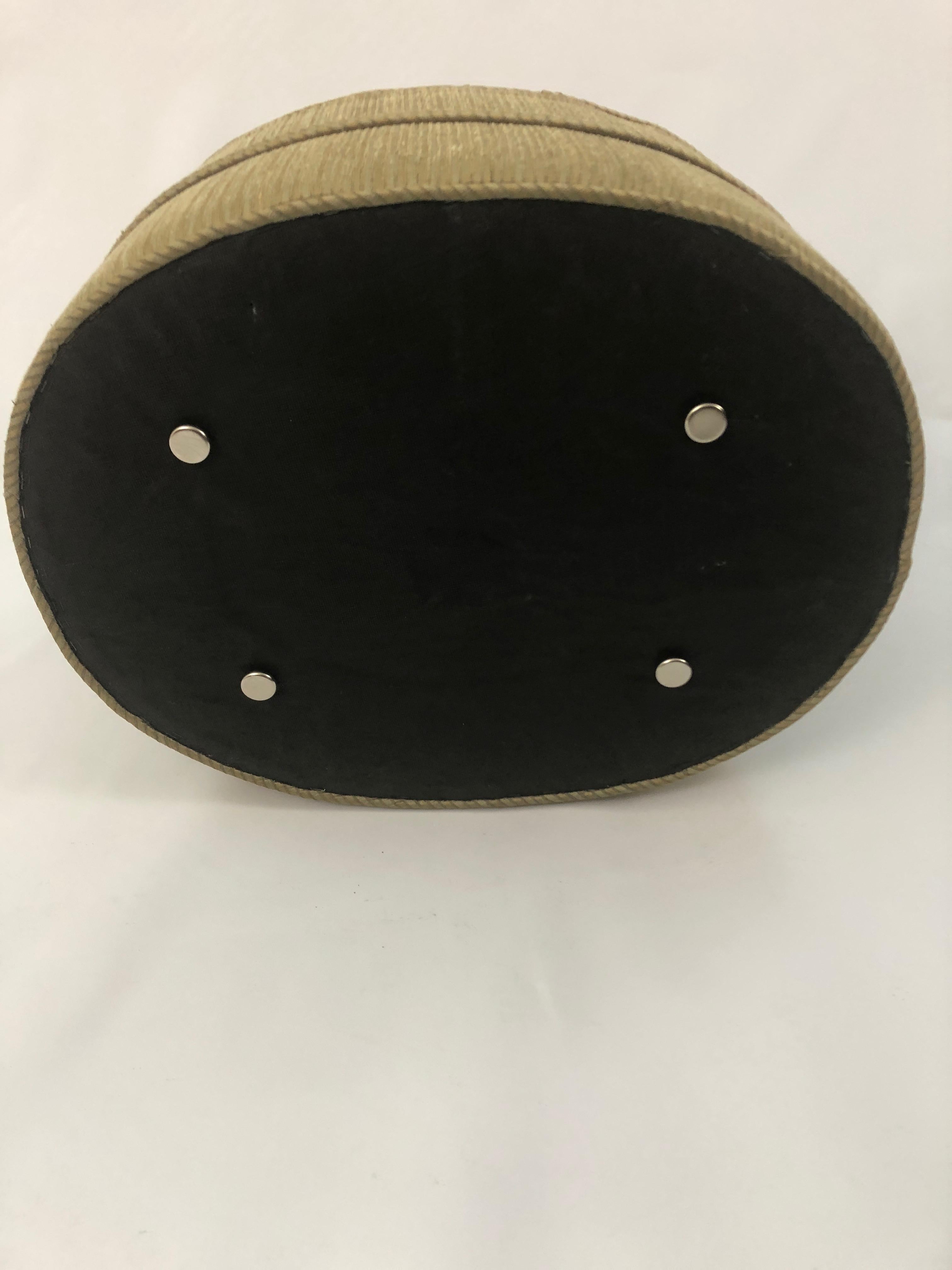 Schnazzy Oval Ultrasuede Ottoman Pouf 2