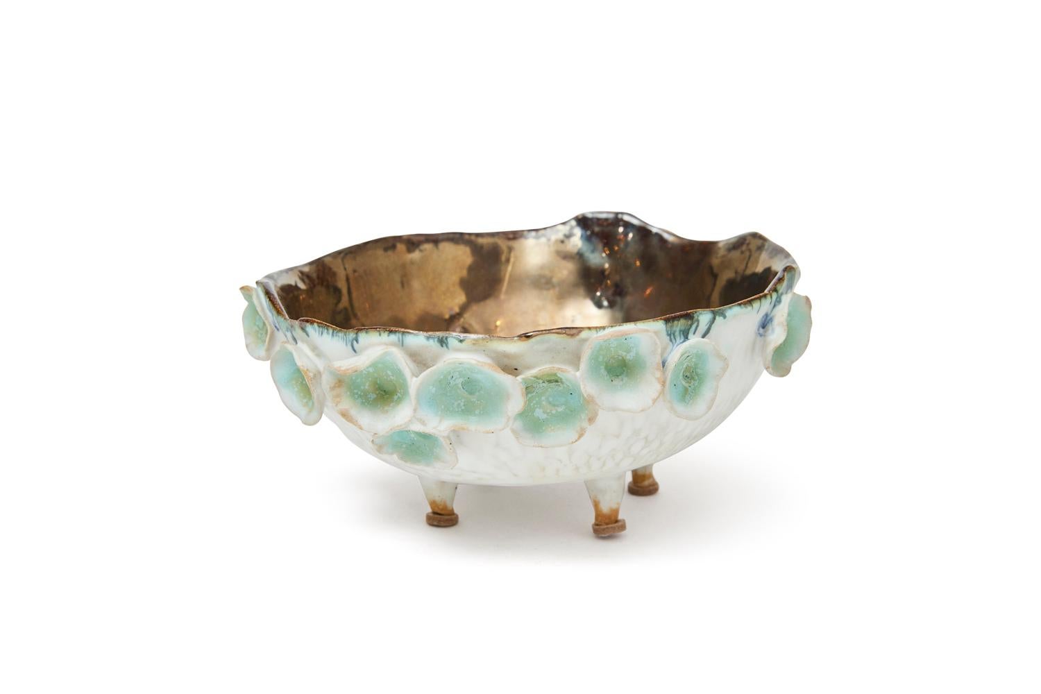 Trish DeMasi
Schneeballen bowl, 2021
Glazed ceramic
Measures: 3.25 x 7.5 x 7 in.