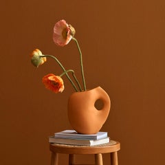 Schneid Studio Aura I Ceramic Vase, Powder Blue