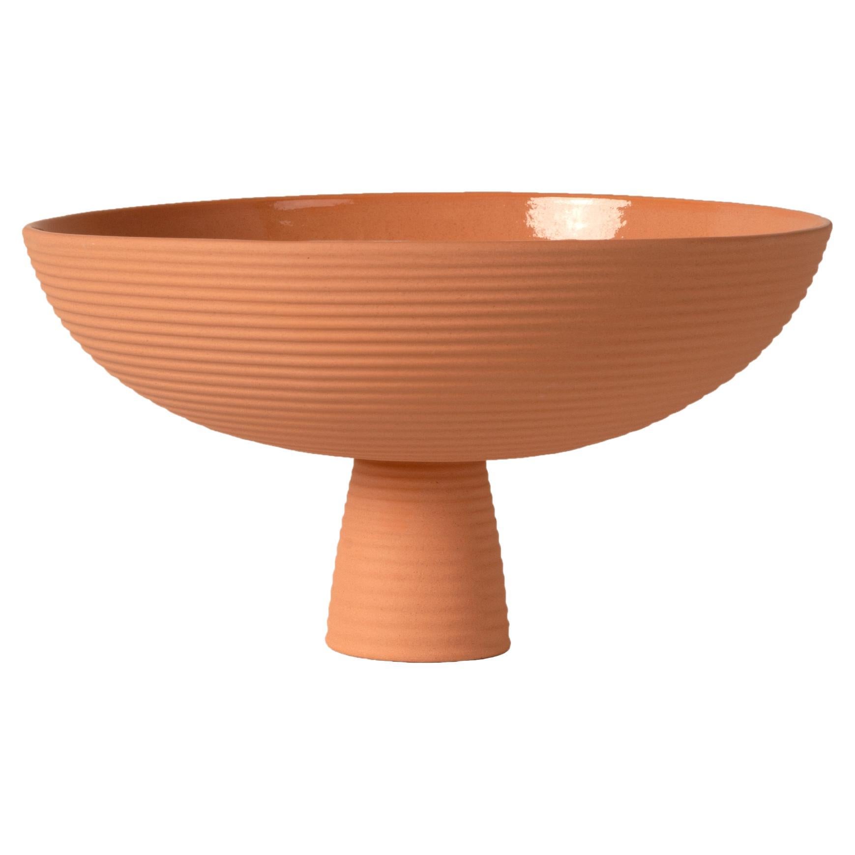 Schneid Studio Dais Ceramic Bowl, Peach For Sale
