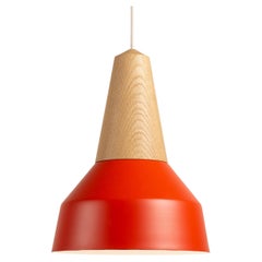 Schneid Studio Eikon Basic Poppy Red, Oak, Pendant Lamp