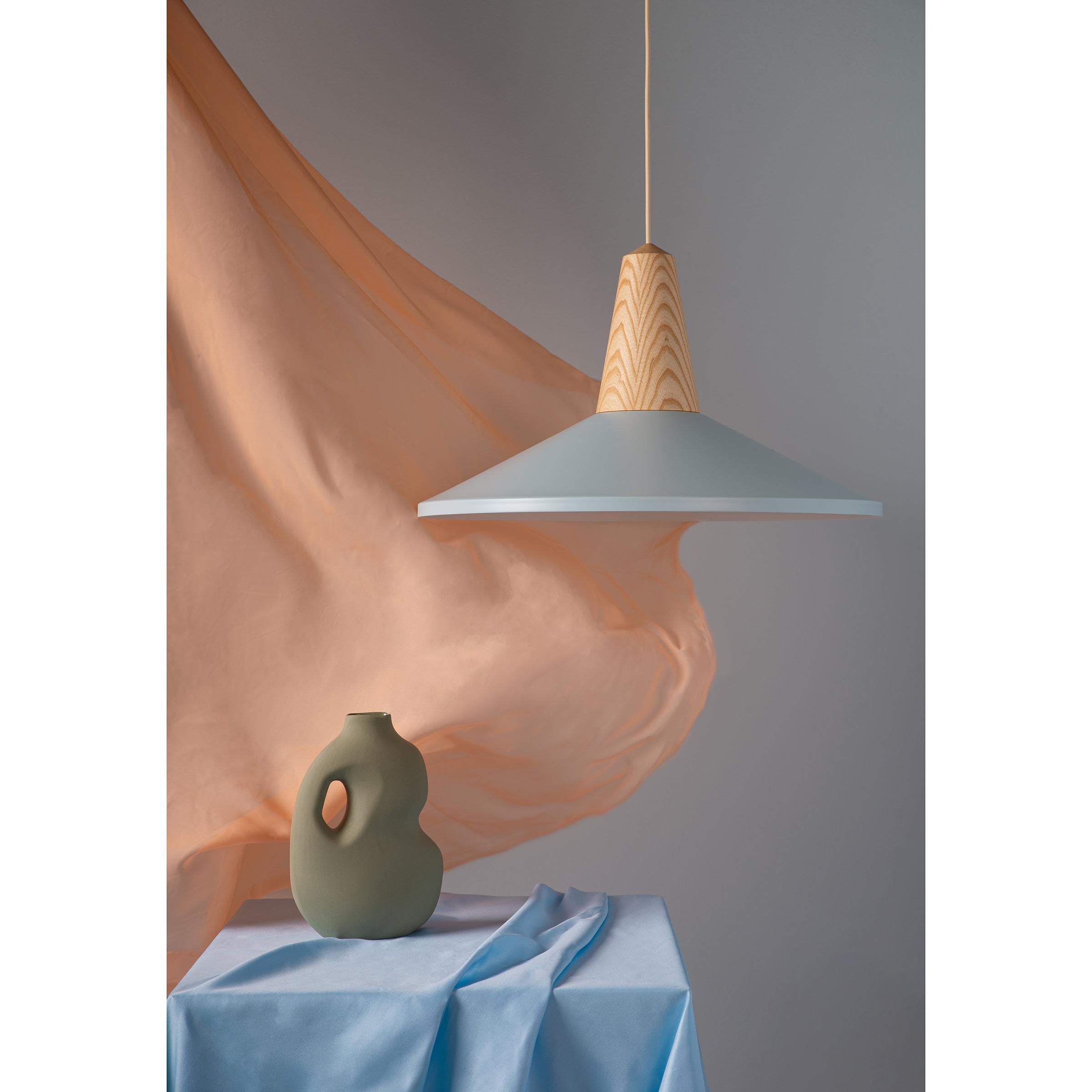 Bauhaus Schneid Studio Eikon Shell Sky Blue, Ash, Pendant Lamp For Sale