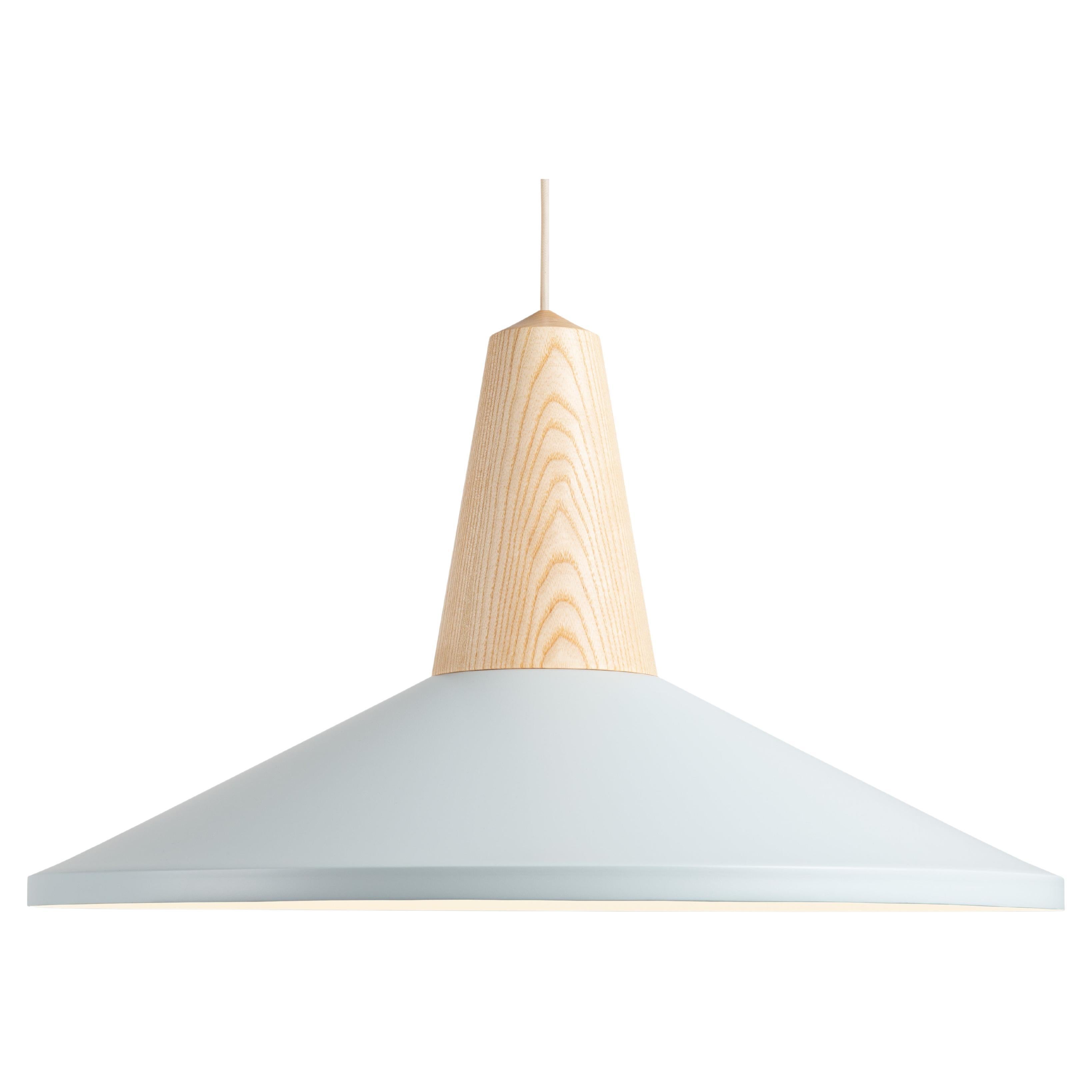 Schneid Studio Eikon Shell Sky Blue, Ash, Pendant Lamp For Sale