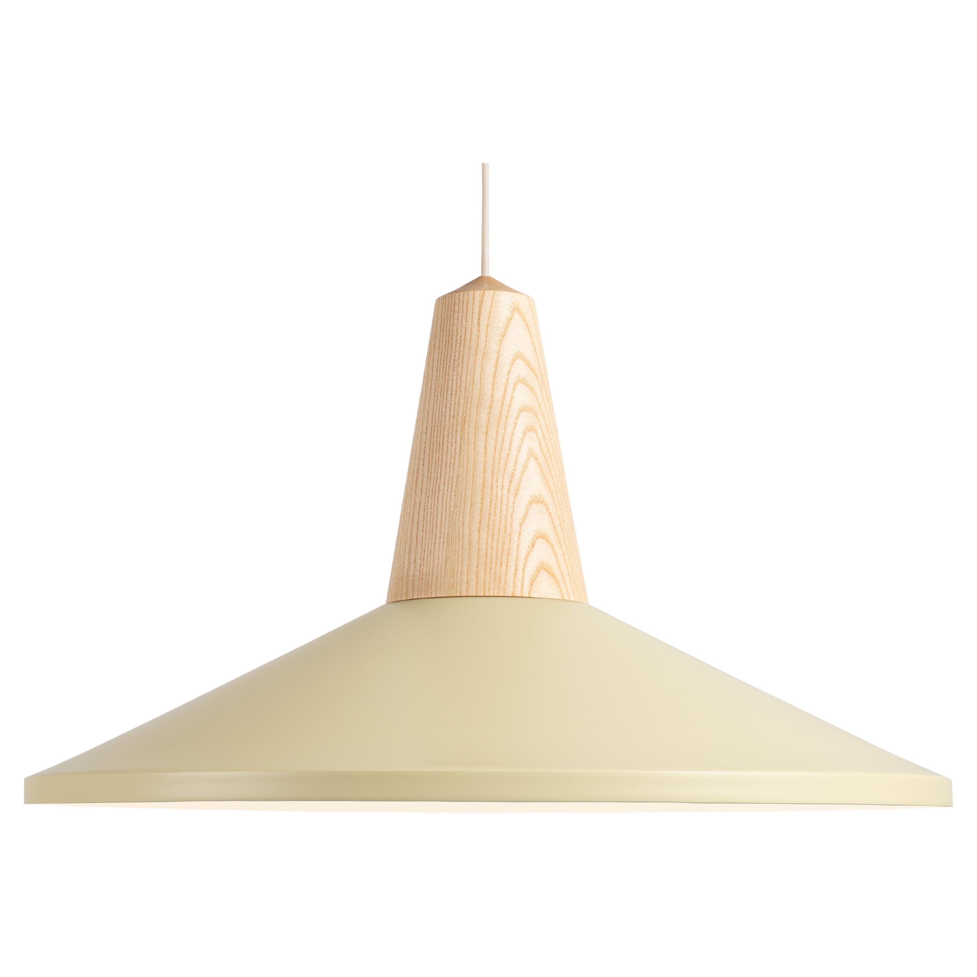 Schneid Studio Eikon Shell Wax, Ash, Pendant Lamp For Sale