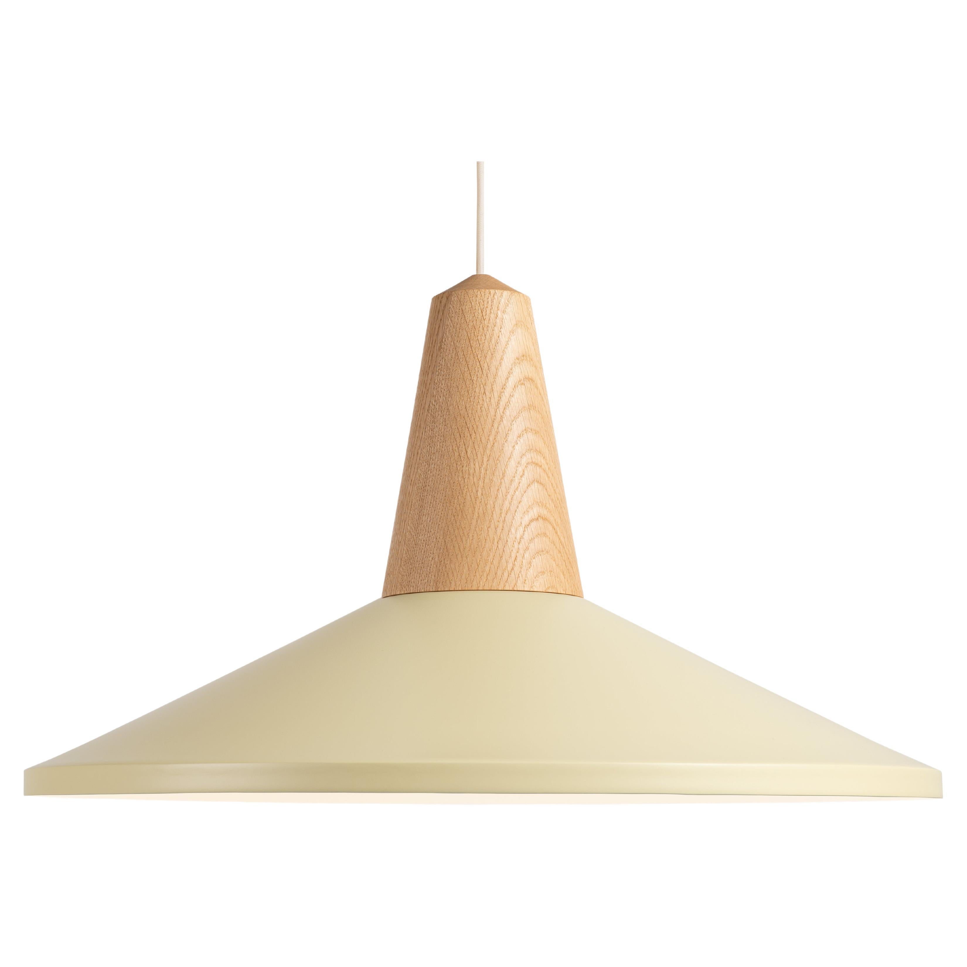 Schneid Studio Eikon Shell Wax, Oak, Pendant Lamp For Sale