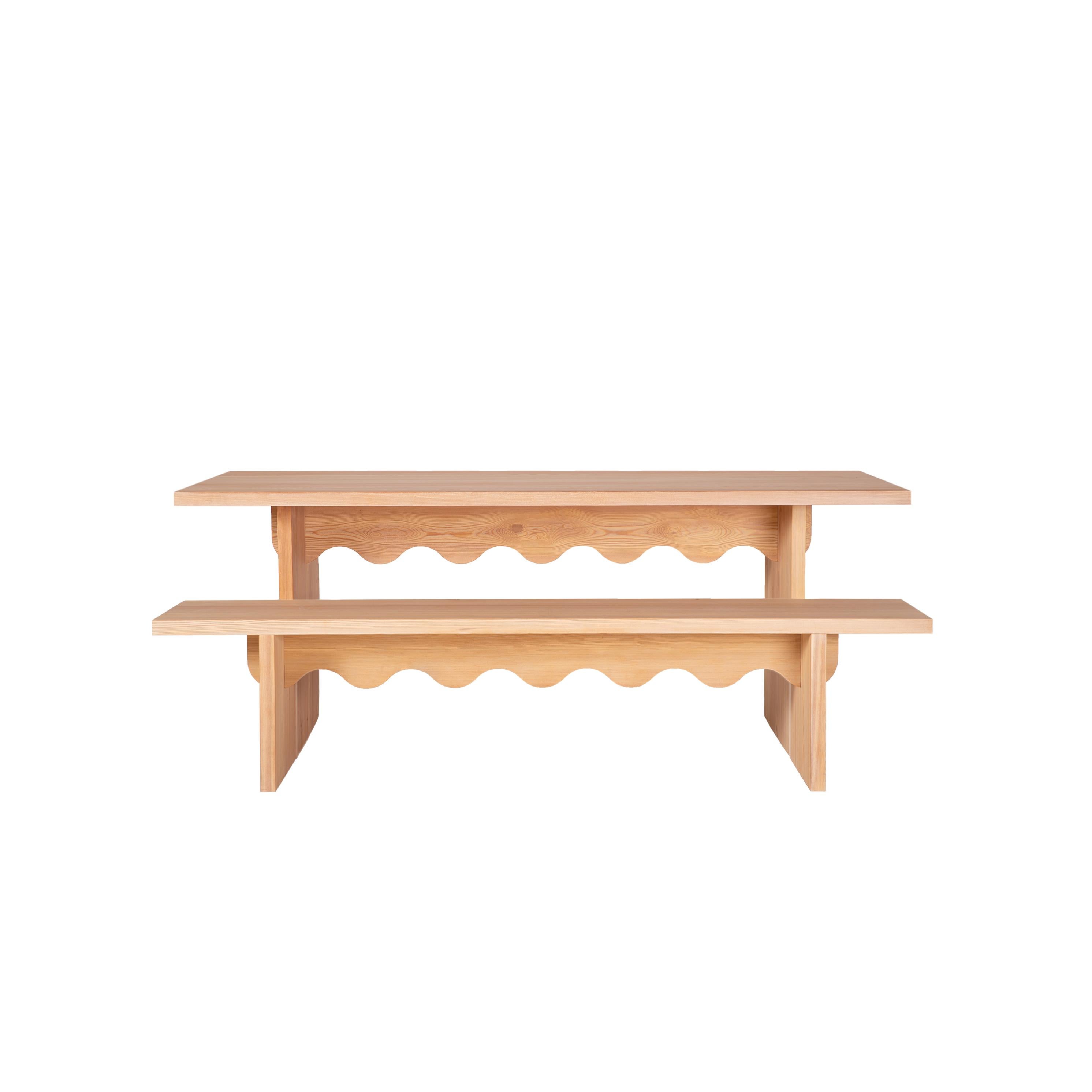 German Schneid Studio Tami Bench, Larch