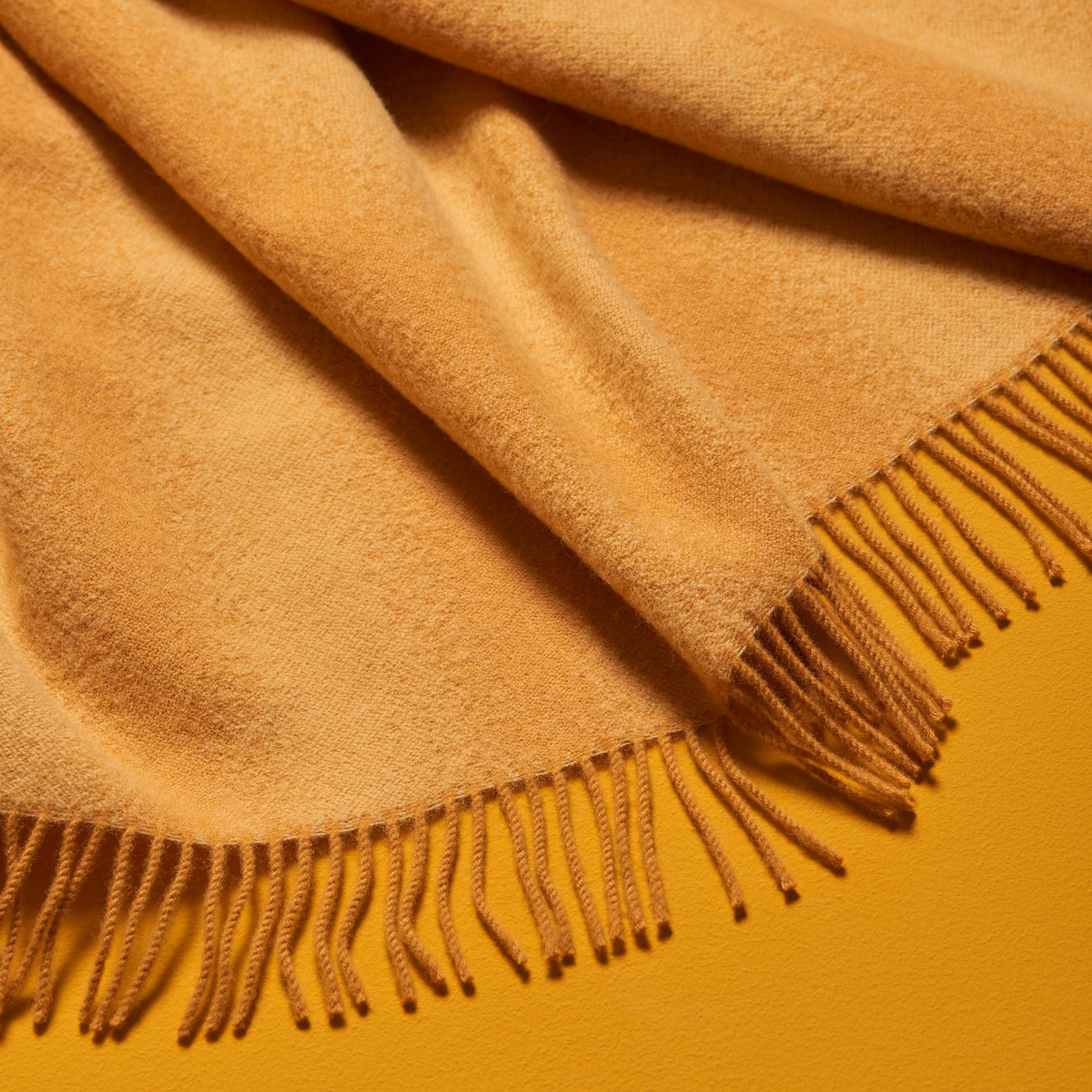 German Schneid Studio Tide Blanket, Yellow & Mustard For Sale