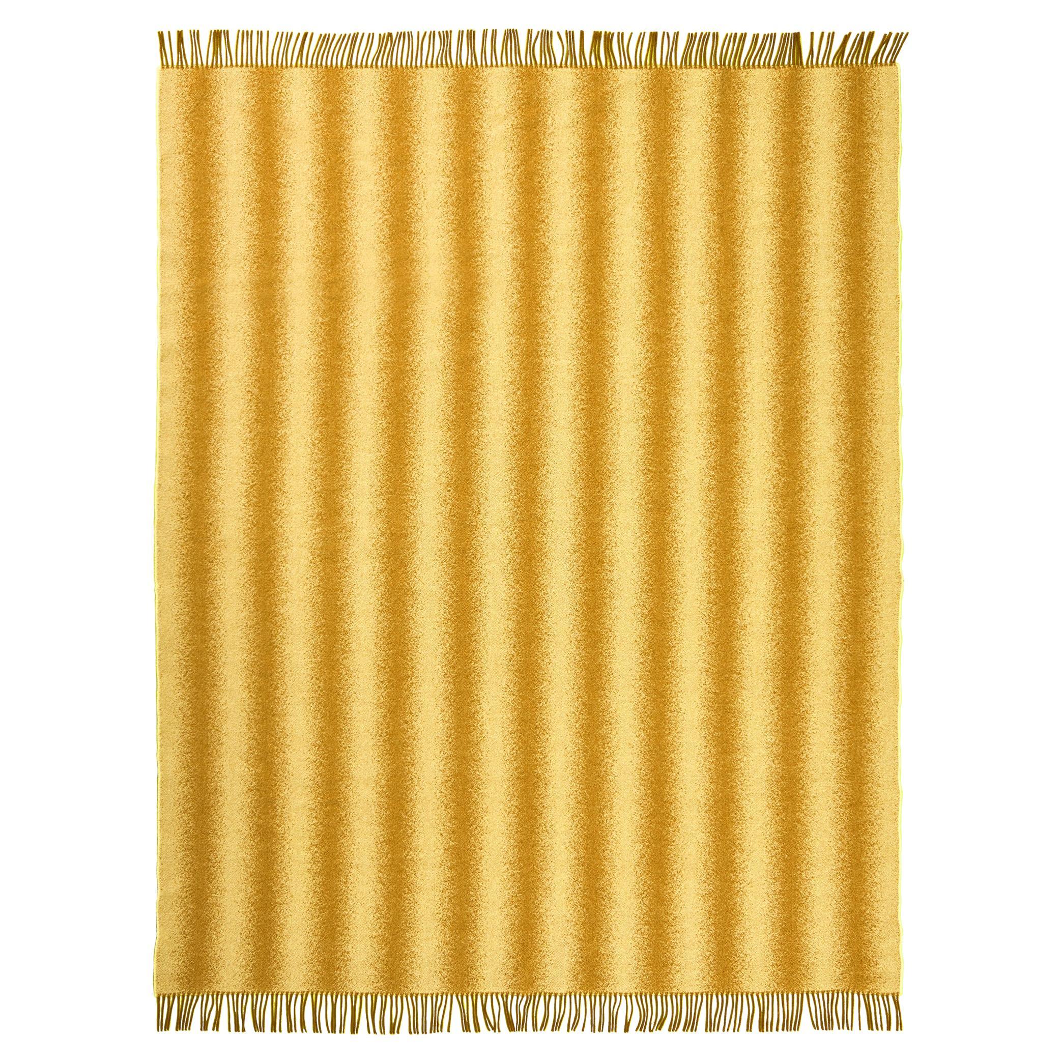 Schneid Studio Tide Blanket, Yellow & Mustard For Sale