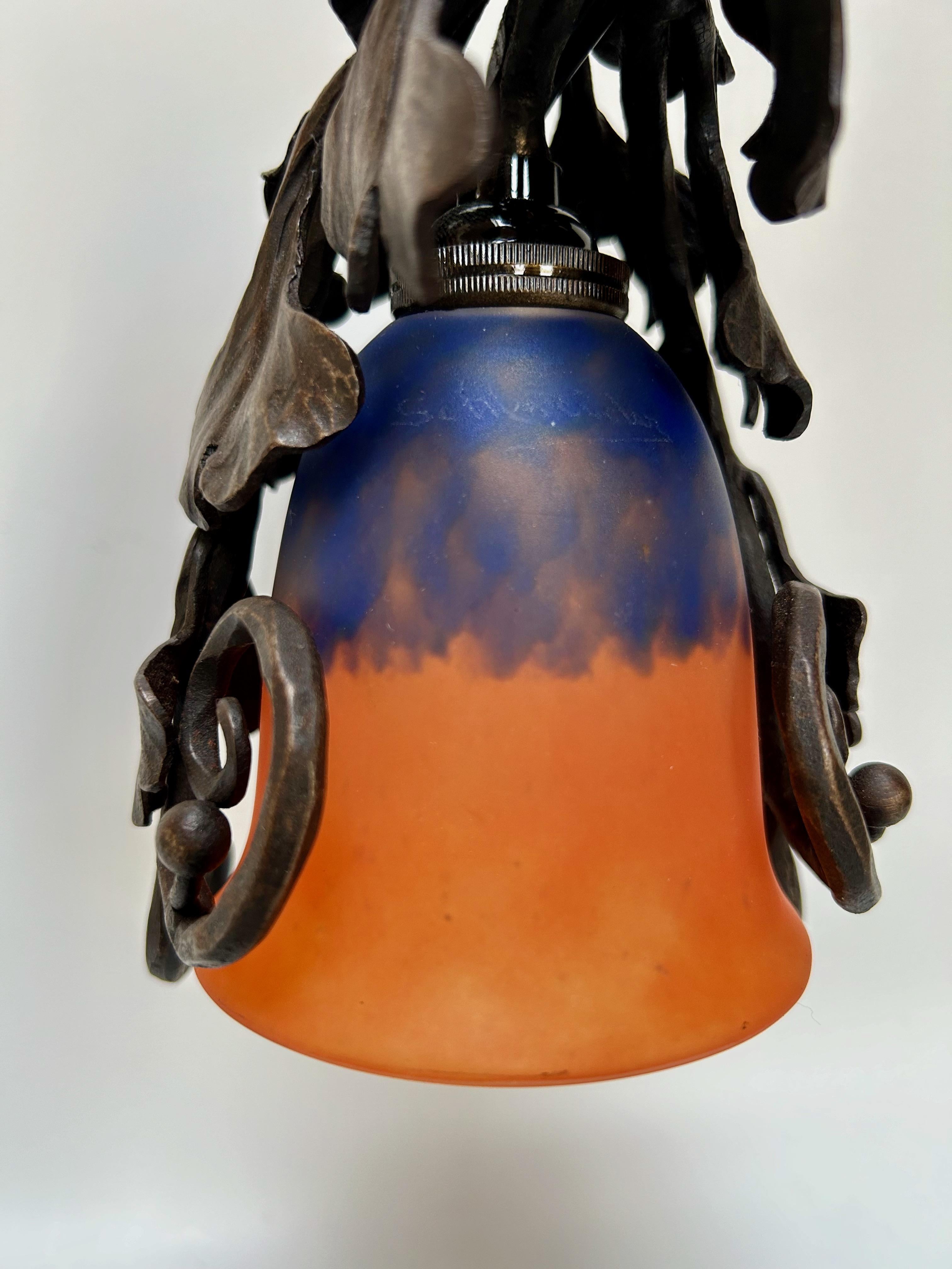 Lampe Art déco Schneider et A. Moyens en vente 2