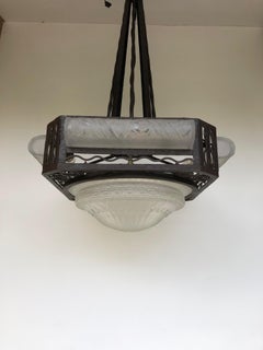 Schneider Art Deco Chandelier