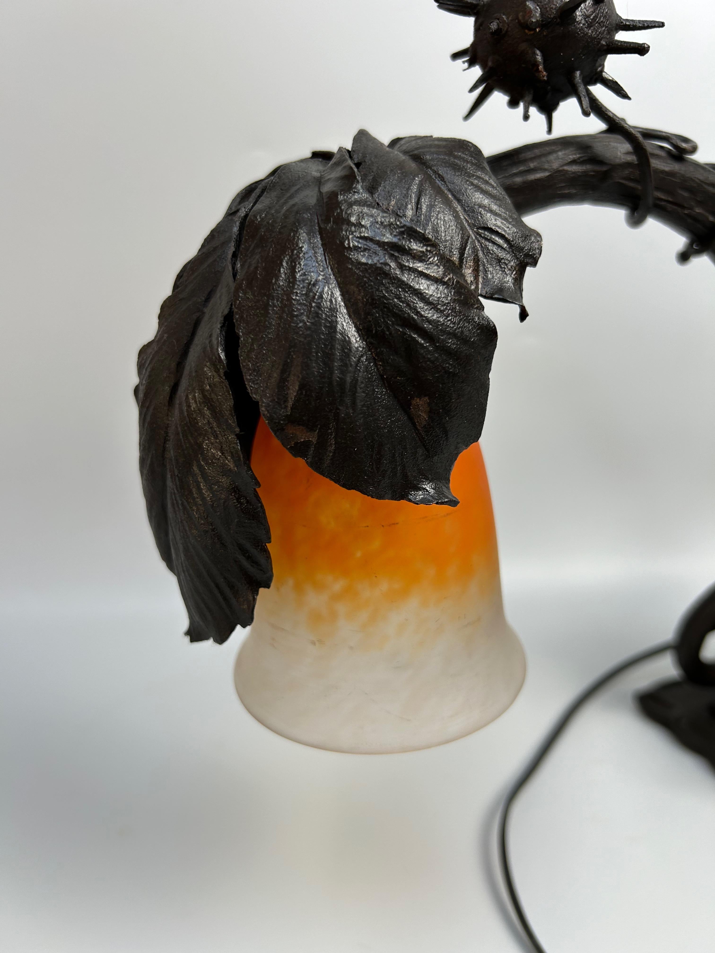 Schneider Art Deco Lamp For Sale 6