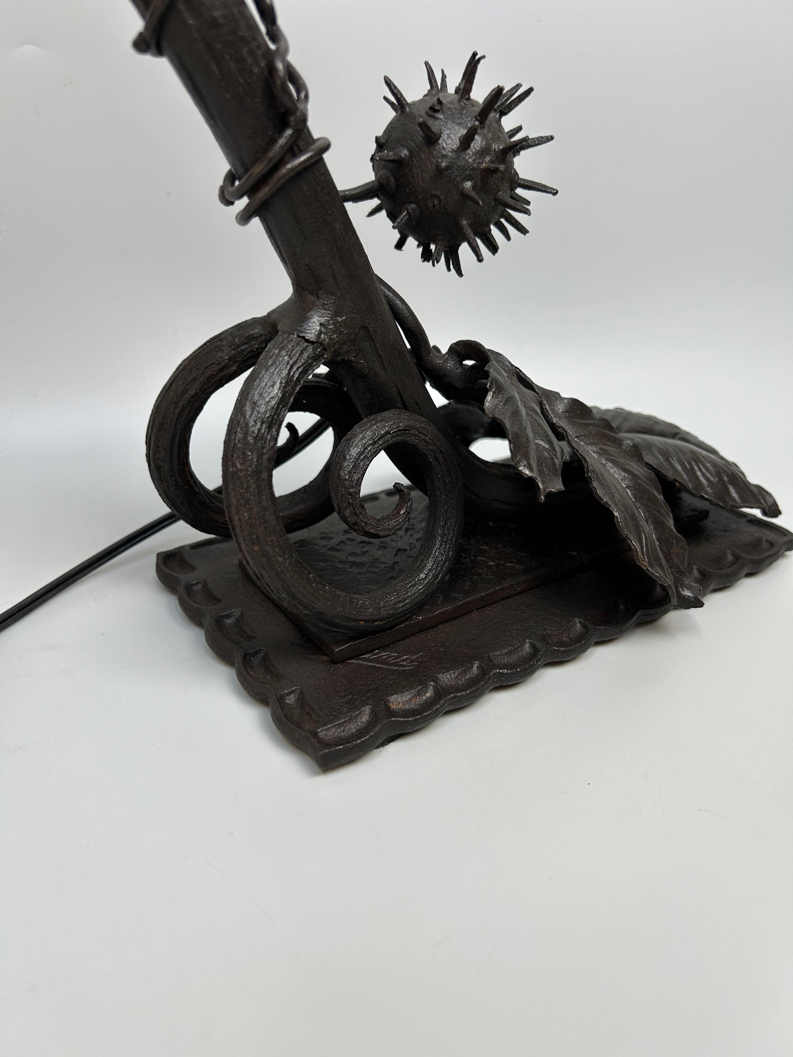Schneider Art Deco Lamp For Sale 7