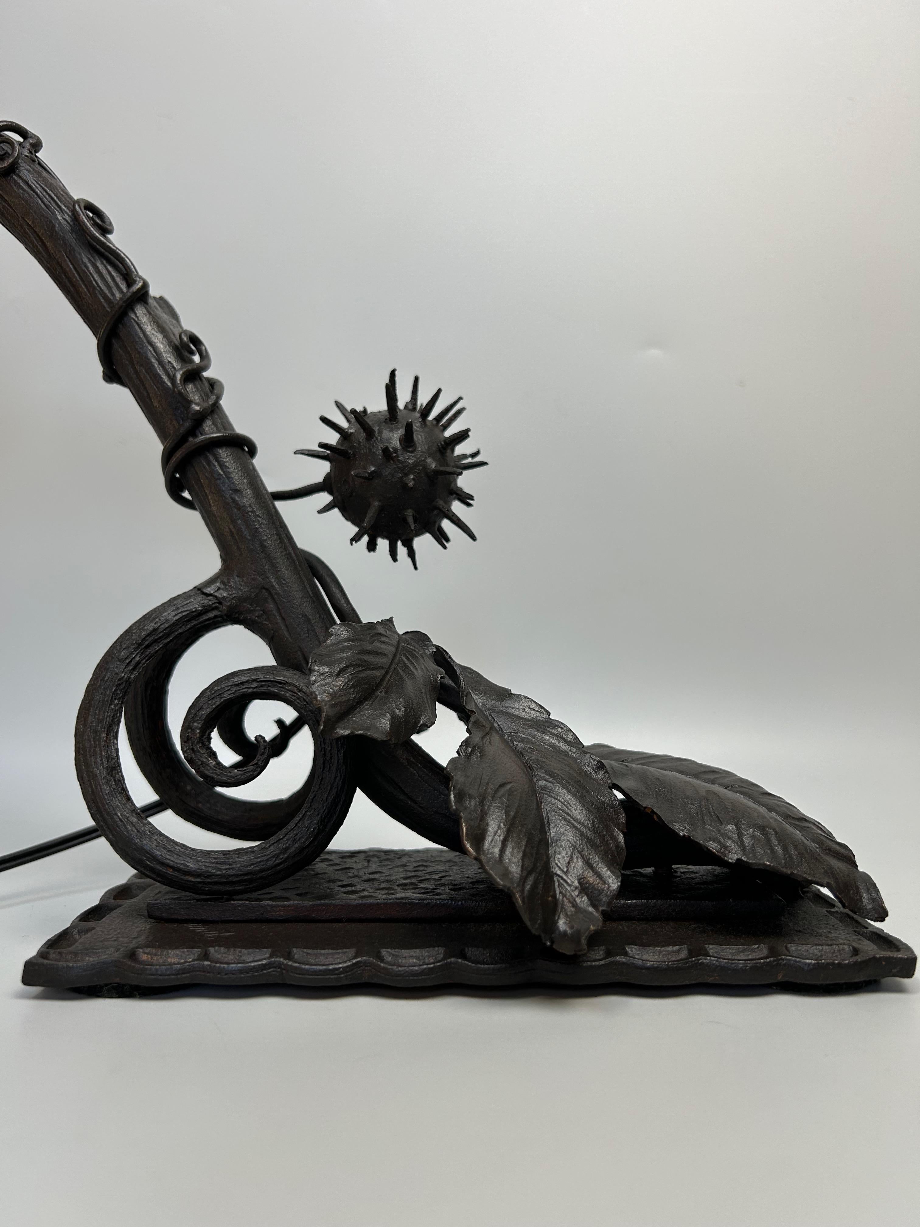 Schneider Art Deco Lamp For Sale 9