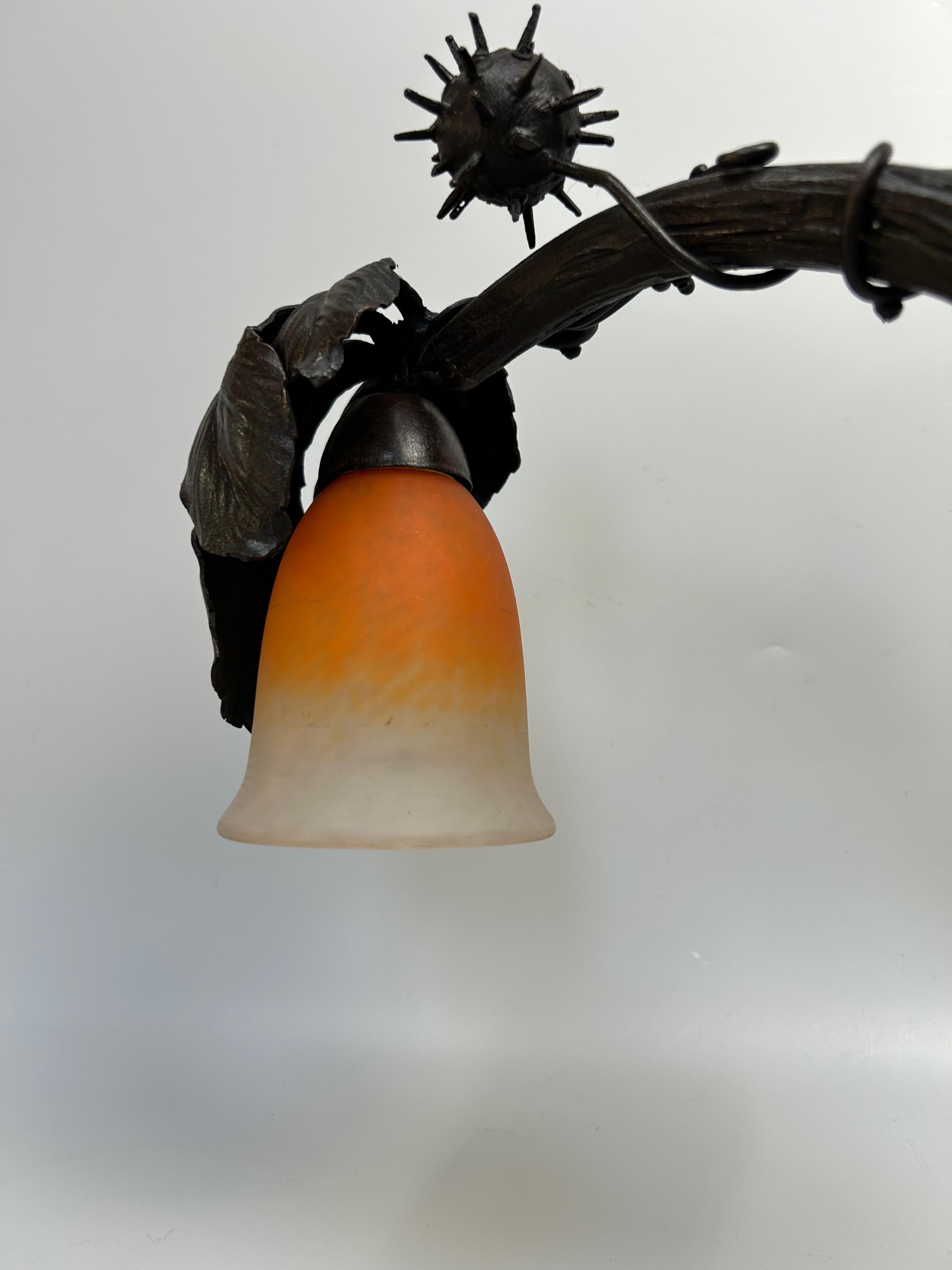 Schneider Art Deco Lamp For Sale 10