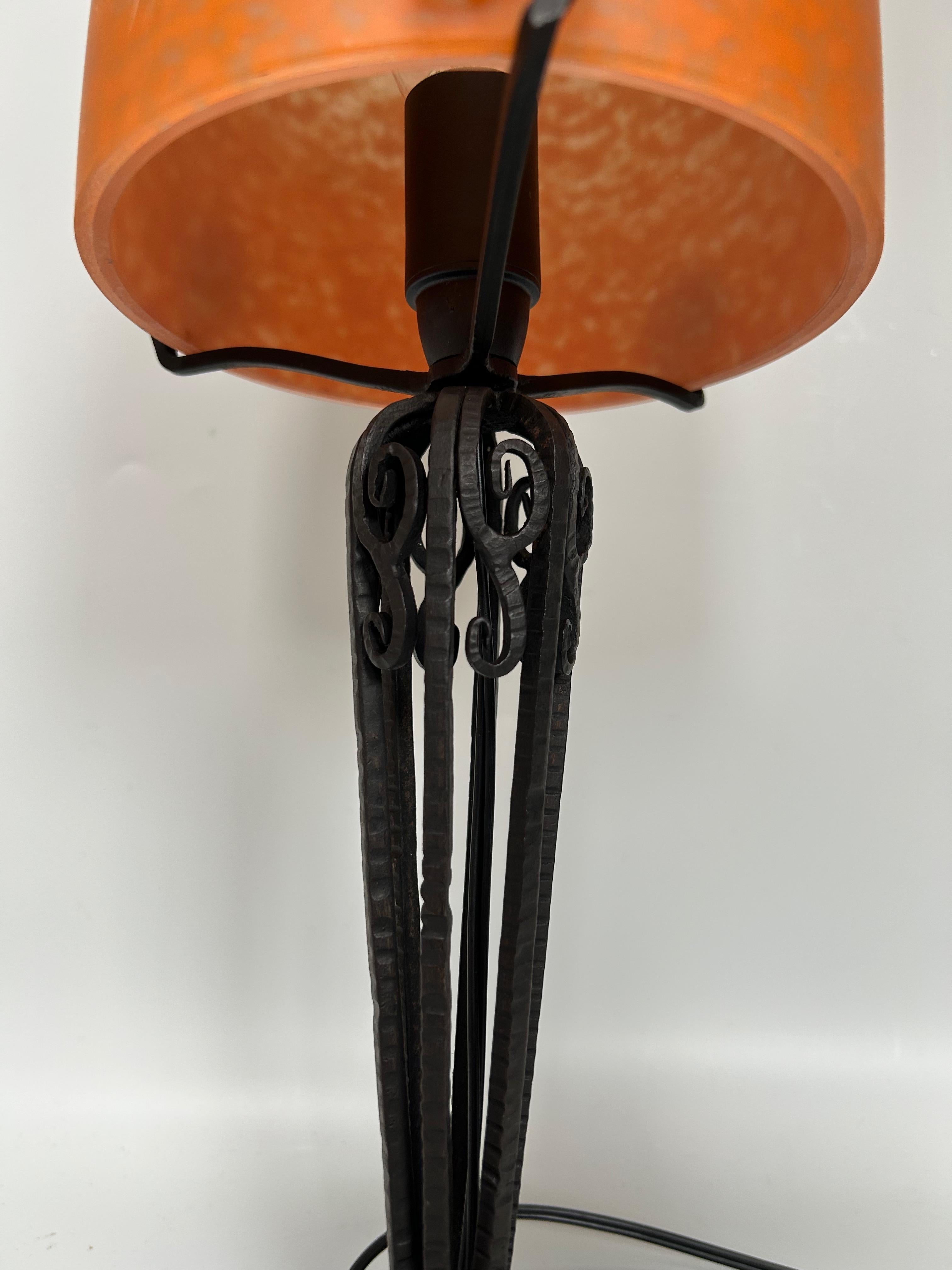 Schneider Art Deco Lamp In Excellent Condition For Sale In NANTES, FR