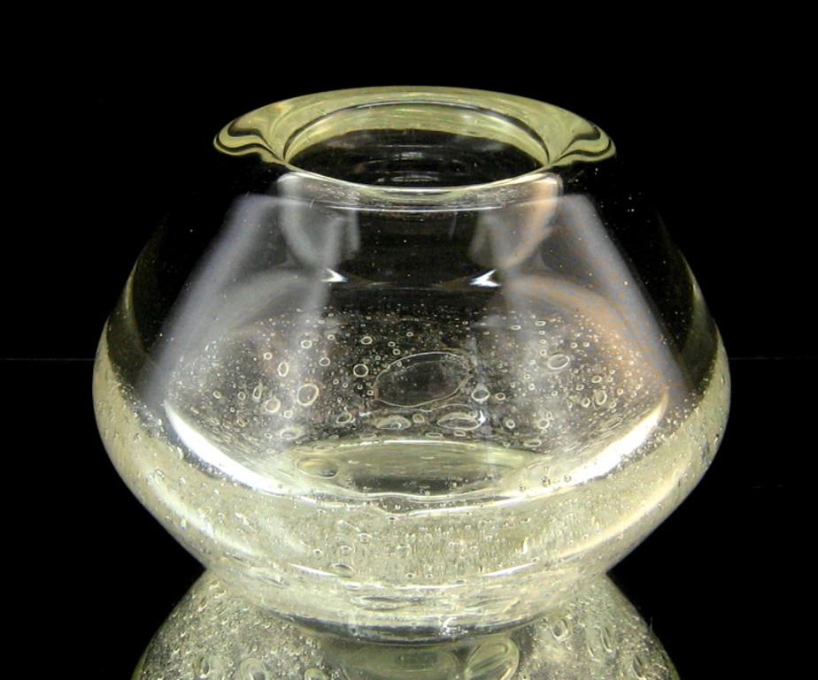 Schneider French Art Deco Glass Vase, 1949-1950 In Good Condition In Saint-Amans-des-Cots, FR